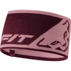 Dynafit Leopard Logo Headband in Mokarosa